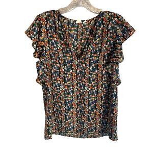 Gap Floral Print Women's Top Size XS